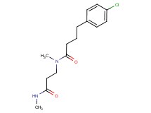 4-(4-chlorophenyl)-N-methyl-N-[3-(methylamino)-3-oxopropyl]butanamide