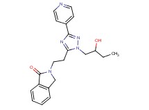 2-{2-[1-(2-hydroxybutyl)-3-pyridin-4-yl-1H-1,2,4-triazol-5-yl]ethyl}isoindolin-1-one