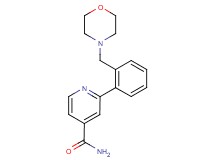 2-[2-(morpholin-4-ylmethyl)phenyl]isonicotinamide