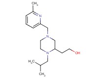 2-{1-isobutyl-4-[(6-methyl-2-pyridinyl)methyl]-2-piperazinyl}ethanol