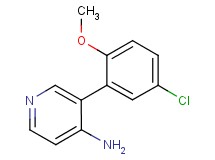 3-(5-chloro-2-methoxyphenyl)pyridin-4-amine