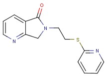 6-[2-(pyridin-2-ylthio)ethyl]-6,7-dihydro-5H-pyrrolo[3,4-b]pyridin-5-one