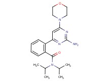 2-(2-amino-6-morpholin-4-ylpyrimidin-4-yl)-N,N-diisopropylbenzamide
