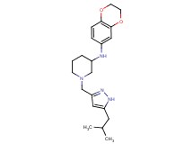 N-(2,3-dihydro-1,4-benzodioxin-6-yl)-1-[(5-isobutyl-1H-pyrazol-3-yl)methyl]-3-piperidinamine
