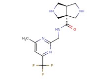 cis-N-{[4-methyl-6-(trifluoromethyl)pyrimidin-2-yl]methyl}hexahydropyrrolo[3,4-c]pyrrole-3a(1H)-carboxamide