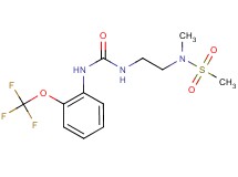 N-methyl-N-{2-[({[2-(trifluoromethoxy)phenyl]amino}carbonyl)amino]ethyl}methanesulfonamide