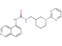 N-isoquinolin-5-yl-N'-[(1-pyrimidin-2-ylpiperidin-3-yl)methyl]urea
