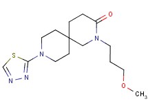 2-(3-methoxypropyl)-9-(1,3,4-thiadiazol-2-yl)-2,9-diazaspiro[5.5]undecan-3-one