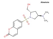 6-{[(2S,4R)-4-(dimethylamino)-2-(hydroxymethyl)pyrrolidin-1-yl]sulfonyl}-2H-chromen-2-one