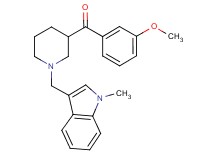 (3-methoxyphenyl){1-[(1-methyl-1H-indol-3-yl)methyl]-3-piperidinyl}methanone