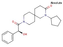 2-cyclopentyl-9-[(2S)-2-hydroxy-2-phenylacetyl]-2,9-diazaspiro[5.5]undecan-3-one