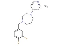 1-(3,4-difluorobenzyl)-4-(2-methyl-4-pyridinyl)-1,4-diazepane