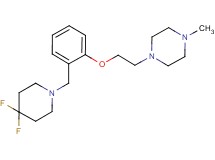 1-(2-{2-[(4,4-difluoropiperidin-1-yl)methyl]phenoxy}ethyl)-4-methylpiperazine