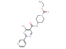 ethyl 4-{[(4-hydroxy-2-pyridin-3-ylpyrimidin-5-yl)carbonyl]amino}piperidine-1-carboxylate