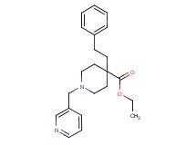 ethyl 4-(2-phenylethyl)-1-(3-pyridinylmethyl)-4-piperidinecarboxylate