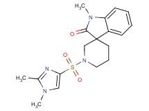 1'-[(1,2-dimethyl-1H-imidazol-4-yl)sulfonyl]-1-methylspiro[indole-3,3'-piperidin]-2(1H)-one