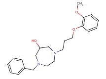 1-benzyl-4-[3-(2-methoxyphenoxy)propyl]-1,4-diazepan-6-ol