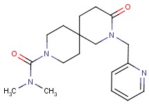 N,N-dimethyl-3-oxo-2-(pyridin-2-ylmethyl)-2,9-diazaspiro[5.5]undecane-9-carboxamide