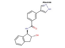 N-[(1R,2R)-2-hydroxy-2,3-dihydro-1H-inden-1-yl]-3-(1H-pyrazol-4-yl)benzamide
