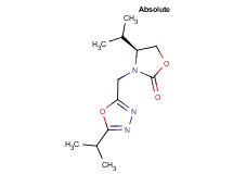 (4S)-4-isopropyl-3-[(5-isopropyl-1,3,4-oxadiazol-2-yl)methyl]-1,3-oxazolidin-2-one
