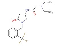 N~2~,N~2~-diethyl-N~1~-{5-oxo-1-[2-(trifluoromethyl)benzyl]-3-pyrrolidinyl}glycinamide