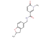 1-methyl-N-[(2-methyl-2,3-dihydro-1-benzofuran-5-yl)methyl]-6-oxo-1,6-dihydropyridine-3-carboxamide