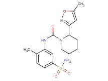 N-[5-(aminosulfonyl)-2-methylphenyl]-2-(5-methylisoxazol-3-yl)piperidine-1-carboxamide