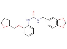 N-(1,3-benzodioxol-5-ylmethyl)-N'-[2-(tetrahydrofuran-2-ylmethoxy)phenyl]urea