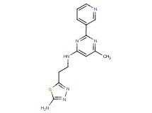 N-[2-(5-amino-1,3,4-thiadiazol-2-yl)ethyl]-6-methyl-2-pyridin-3-ylpyrimidin-4-amine