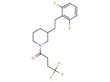 3-[2-(2,6-difluorophenyl)ethyl]-1-(4,4,4-trifluorobutanoyl)piperidine