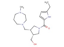 {(3R*,4R*)-1-[(5-ethyl-1H-pyrrol-2-yl)carbonyl]-4-[(4-methyl-1,4-diazepan-1-yl)methyl]pyrrolidin-3-yl}methanol