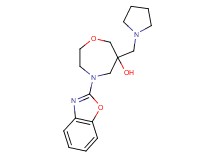 4-(1,3-benzoxazol-2-yl)-6-(pyrrolidin-1-ylmethyl)-1,4-oxazepan-6-ol