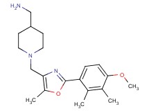 [(1-{[2-(4-methoxy-2,3-dimethylphenyl)-5-methyl-1,3-oxazol-4-yl]methyl}-4-piperidinyl)methyl]amine dihydrochloride