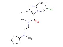 6-chloro-N-{2-[cyclopentyl(methyl)amino]ethyl}-N,2-dimethylimidazo[1,2-a]pyridine-3-carboxamide