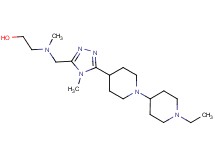 2-[{[5-(1'-ethyl-1,4'-bipiperidin-4-yl)-4-methyl-4H-1,2,4-triazol-3-yl]methyl}(methyl)amino]ethanol