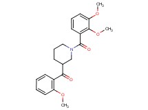 [1-(2,3-dimethoxybenzoyl)piperidin-3-yl](2-methoxyphenyl)methanone