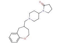 1-[1-(2,3,4,5-tetrahydro-1-benzoxepin-4-ylmethyl)piperidin-4-yl]pyrrolidin-2-one