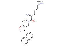 (5S)-6-[3-(1-naphthyl)-6,7-dihydroisoxazolo[4,5-c]pyridin-5(4H)-yl]-6-oxohexane-1,5-diamine