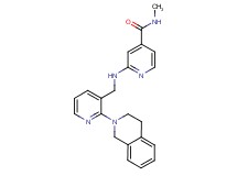 2-({[2-(3,4-dihydroisoquinolin-2(1H)-yl)pyridin-3-yl]methyl}amino)-N-methylisonicotinamide