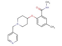 N,5-dimethyl-2-{[1-(pyridin-4-ylmethyl)piperidin-4-yl]oxy}benzamide