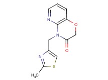 4-[(2-methyl-1,3-thiazol-4-yl)methyl]-2H-pyrido[3,2-b][1,4]oxazin-3(4H)-one