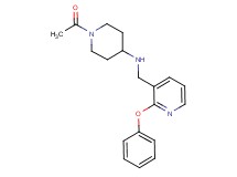 1-acetyl-N-[(2-phenoxy-3-pyridinyl)methyl]-4-piperidinamine