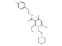 2-ethyl-N-[2-(4-fluorophenyl)ethyl]-6-methyl-4-oxo-1-[2-(1-piperidinyl)ethyl]-1,4-dihydro-3-pyridinecarboxamide
