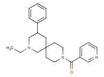 2-ethyl-4-phenyl-9-(3-pyridinylcarbonyl)-2,9-diazaspiro[5.5]undecane