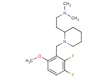 2-[1-(2,3-difluoro-6-methoxybenzyl)-2-piperidinyl]-N,N-dimethylethanamine