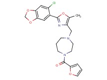 1-{[2-(6-chloro-1,3-benzodioxol-5-yl)-5-methyl-1,3-oxazol-4-yl]methyl}-4-(2-furoyl)-1,4-diazepane