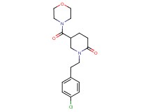1-[2-(4-chlorophenyl)ethyl]-5-(4-morpholinylcarbonyl)-2-piperidinone