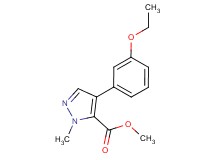 methyl 4-(3-ethoxyphenyl)-1-methyl-1H-pyrazole-5-carboxylate
