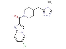6-chloro-2-({4-[(4-methyl-4H-1,2,4-triazol-3-yl)methyl]piperidin-1-yl}carbonyl)imidazo[1,2-a]pyridine