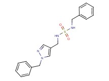 N-benzyl-N'-[(1-benzyl-1H-pyrazol-4-yl)methyl]sulfamide